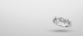 Custom white gold wedding ring by Neptunes Jewelry