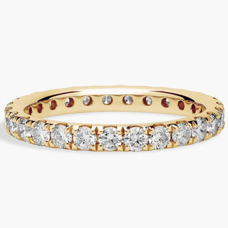 Riviera Pavé Diamond Eternity Ring In 18k Yellow Gold (1 Ct. Tw.)