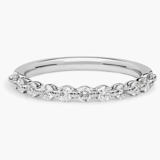 Floating Diamond Wedding Ring In Platinum (1/2 Ct. Tw.)