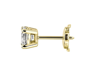 Diamond Stud Earrings In 14k Yellow Gold (1 1/2 Ct. Tw.)