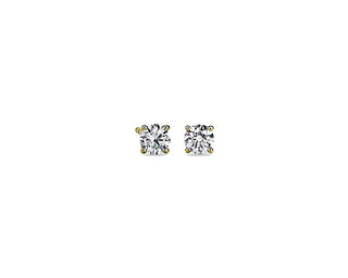Diamond Stud Earrings In 14k Yellow Gold (3/4 Ct. Tw.)