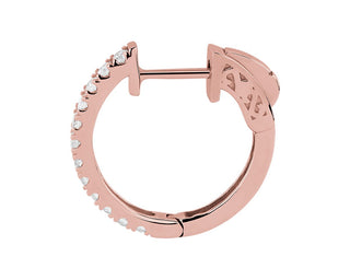 The Perfect Diamond Hoops In 14k Rose Gold (1/2 Ct. Tw.)