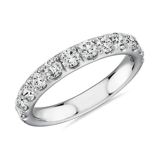 Platinum Riviera Pavé Diamond Ring (1 carat total weight)