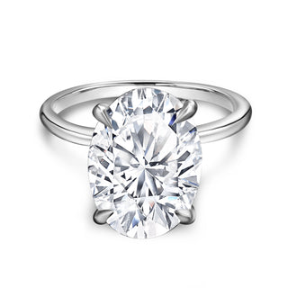 6.238 Moissanite Diamond Soltaire Engagement Ring