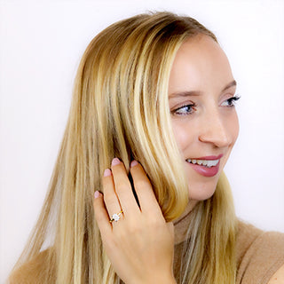 3.5 Ct. LGD Solitaire Engagement Ring in 14K Yellow Gold