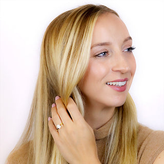 3.5 Ct. LGD Solitaire Engagement Ring in 14K Yellow Gold
