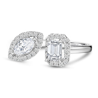 Discover the Elegance of Our 0.900 CTW LGD Diamond Open Ring