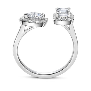 Discover the Elegance of Our 0.900 CTW LGD Diamond Open Ring