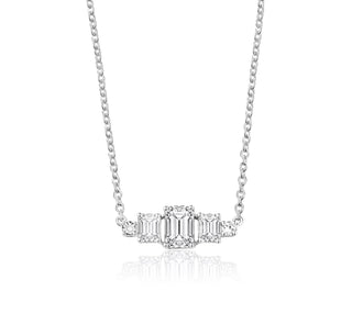 0.754 LGD Diamond Pendant Necklace