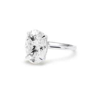 6.238 Moissanite Diamond Soltaire Engagement Ring