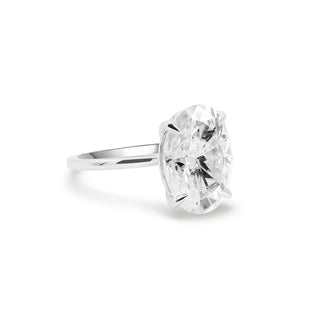 6.238 Moissanite Diamond Soltaire Engagement Ring