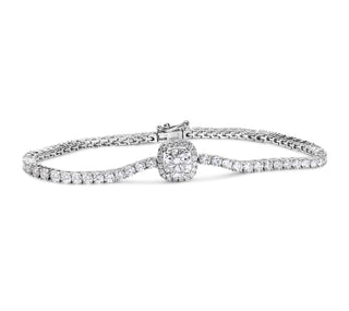 4.553 LGD Diamond Tennis Bracelet