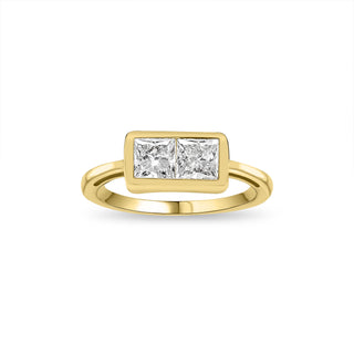 1.088 CTW LGD Diamond Bezel Set Ring | Neptunes Jewelry