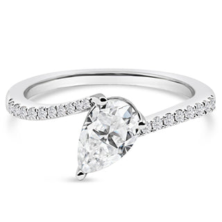 0.922 CTW LGD Diamond Pavé Engagement Ring - Neptunes Jewelry