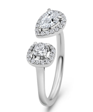 0.711 CTW LGD Diamond Open Ring | Neptunes Jewelry