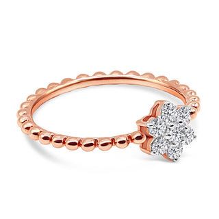1.770 CTW LGD Diamond Floral Promise Ring | Neptunes Jewelry