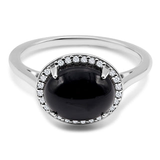 1-Stone Diamond Halo-Style Ring