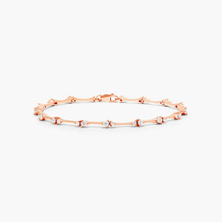 Handcrafted custom bangle with gemstones