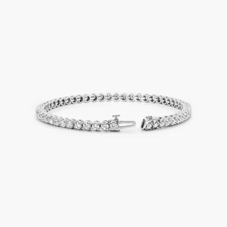 Platinum Four Prong Diamond Tennis Bracelet (2 CTW - H-I / SI1-SI2)