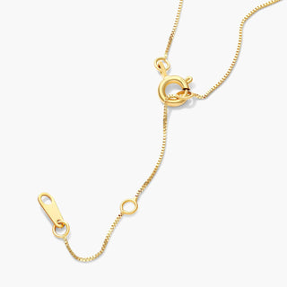 14K Yellow Gold Lab-Created Diamond Open Clover Pendant