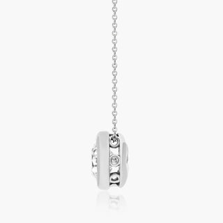 Platinum Bezel Diamond Pendant (0.25 CTW - H-I / SI1-SI2)