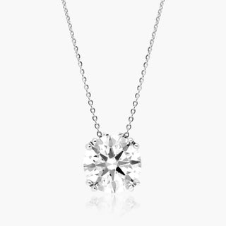 Platinum Double Prong Diamond Pendant (0.25 CTW - H-I / SI1-SI2)