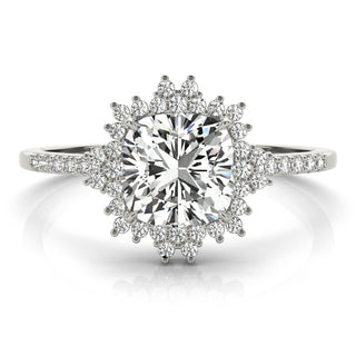 ENGAGEMENT RING CUSHION CENTER