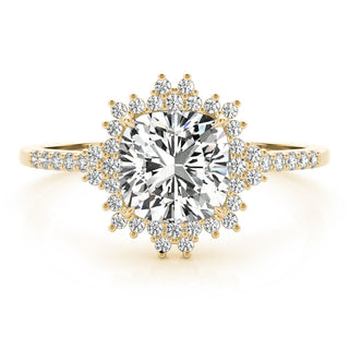 ENGAGEMENT RING CUSHION CENTER