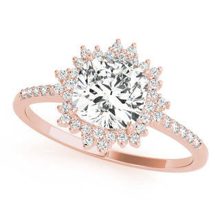 ENGAGEMENT RING CUSHION CENTER