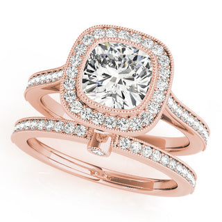 ENGAGEMENT RINGS HALO CUSHION