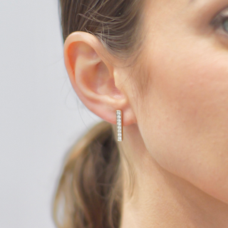 0.445 LGD Stick Stud Earrings