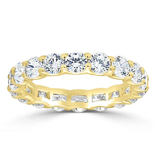 U-Prong Setting On A Eternity Diamond Ring