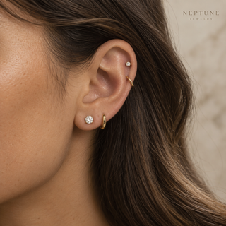 How to Combine Studs, Huggies, Hoops, and Drops