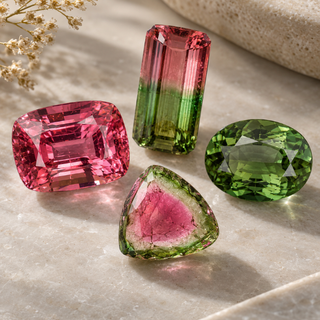 Pink, Green, Watermelon, and Bi-Color Stones