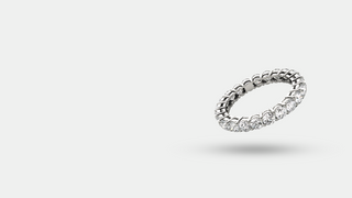 Custom diamond eternity ring by Neptunes Jewelry