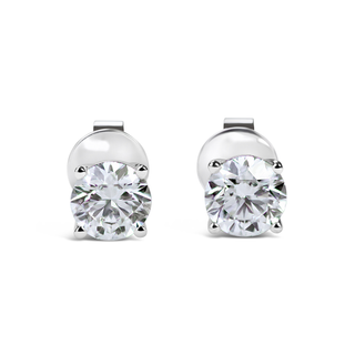 Luxurious 2.766 CTW LGD Diamond Stud Earrings