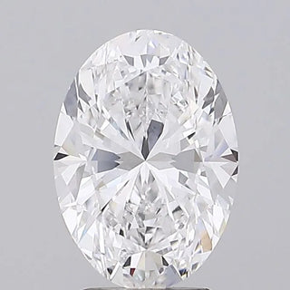 3.02ct Oval Lab Grown Diamond (Colour D, Clarity VVS2, IGI)