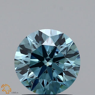 1.18 Carat Green Si1 Round Diamond