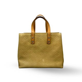 LOUIS VUITTON Reed PM Yellow Beige Top Handle