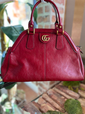 GUCCI Red Rebelle Tote