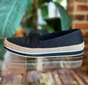 Prada Black Canvas Espadrilles SZ 41