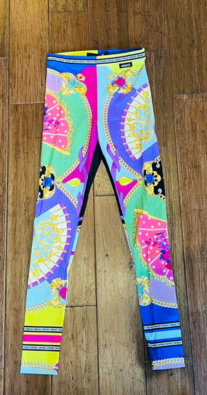 Versace Canvas Multicolor Mules