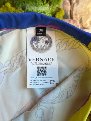 VERSACE Baroque Print Leggings Size 36