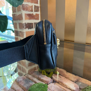 Versace Medusa Head Black Belt Bag