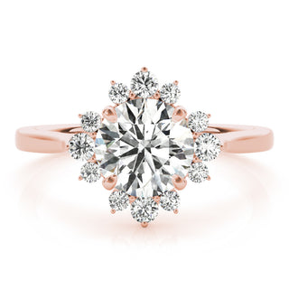 ENGAGEMENT RING FOR ROUND CENTER