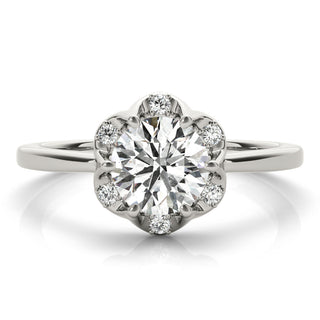 ENGAGEMENT RINGS ROUND CENTER