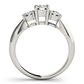 ENGAGEMENT RINGS 3 STONE ROUND