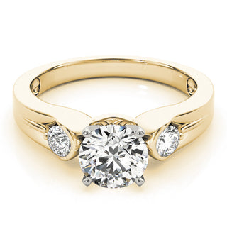 ENGAGEMENT RINGS 3 STONE ROUND