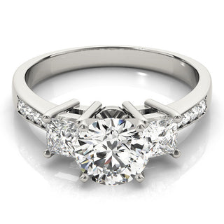 ENGAGEMENT RINGS 3 STONE PRINCESS