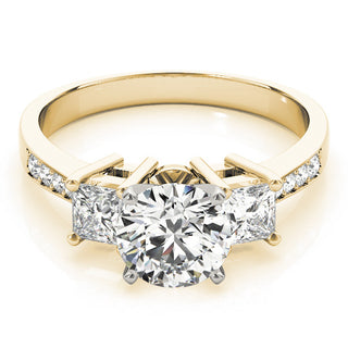 ENGAGEMENT RINGS 3 STONE PRINCESS